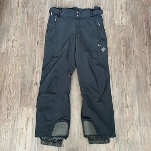 DESCENTE COMORO INSULATED SKI PANTS BLACK MEN’S 36